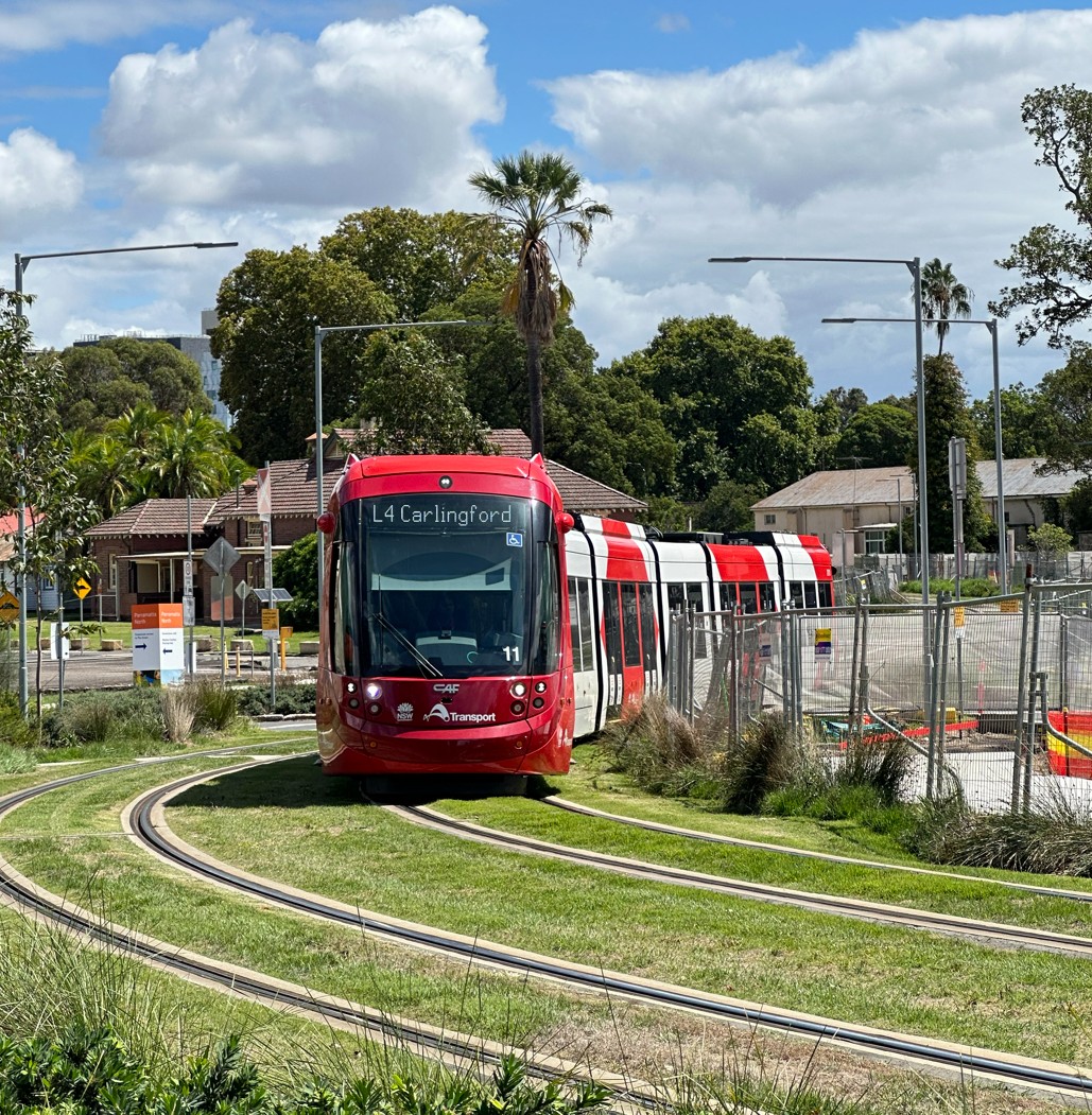 Parramatta Light Rail Tram